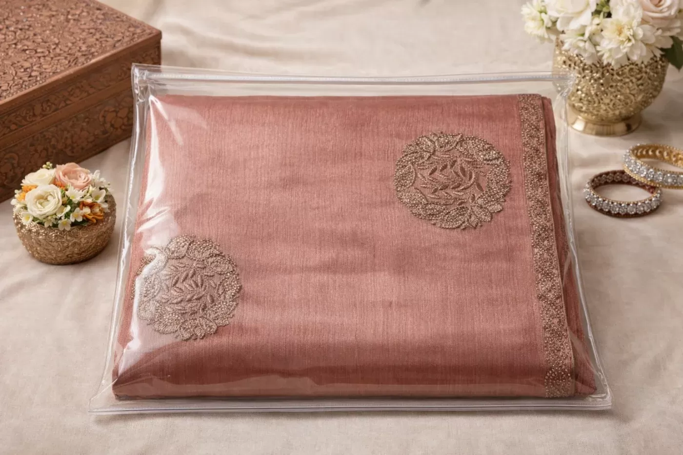 Tissue Silk Saree Image 2
