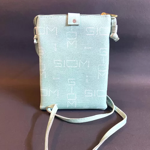 Pastel Turquoise Color Sling Bag Image 3