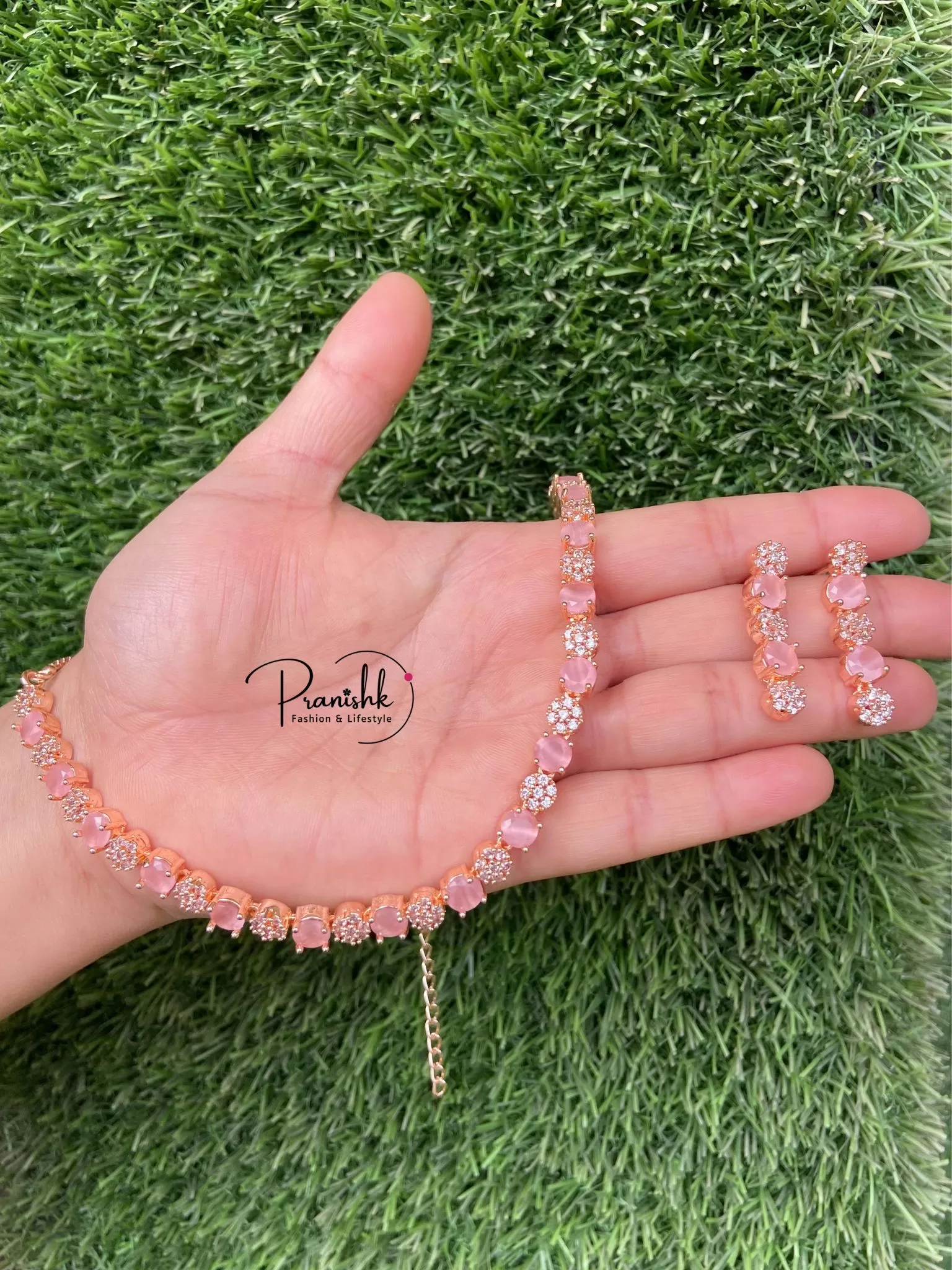 Pastel Color AD Necklace Image 3
