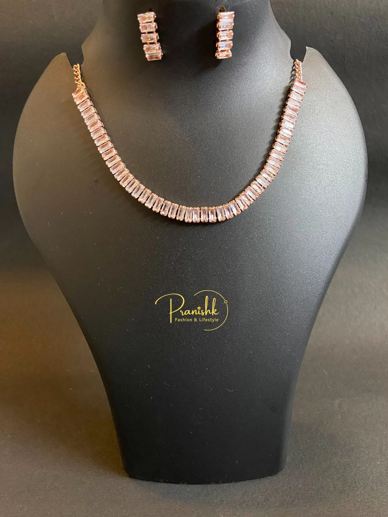 Single Line AD Necklace