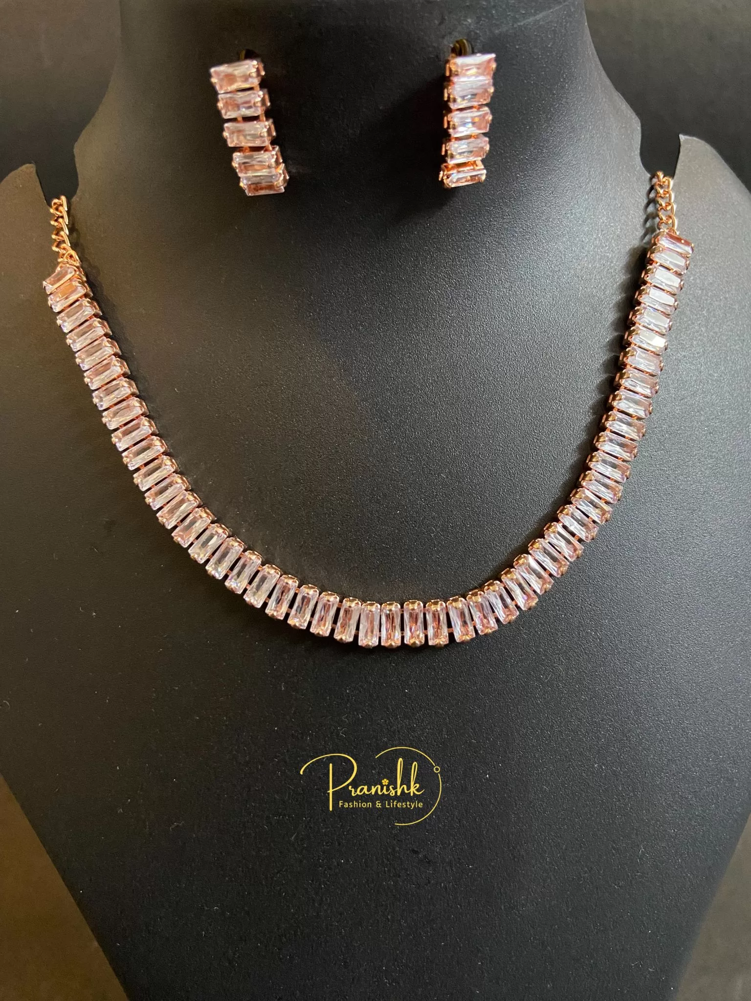 Single Line AD Necklace Image 2