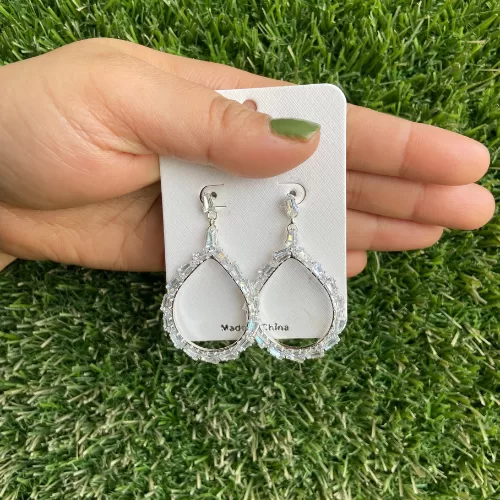Crystal Efulganz Party Wear Earrings - Earrings | Laadosa Creations