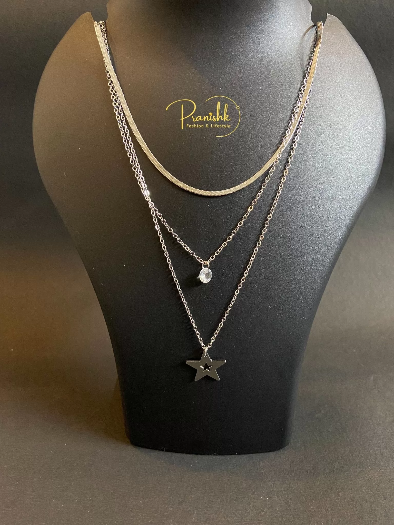 Crystal With Star Pendant - Pendants | Laadosa Creations
