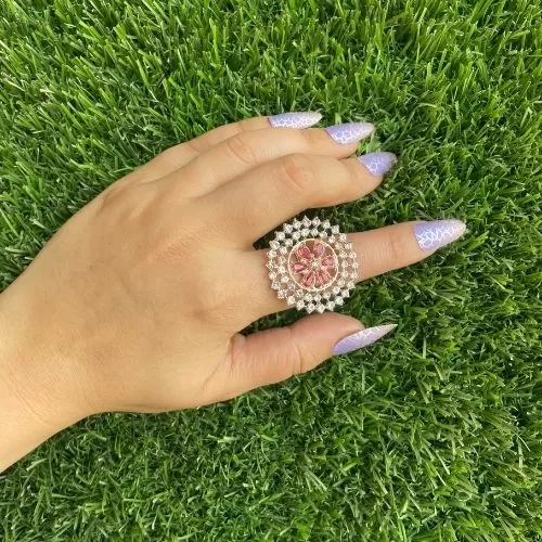 Adjustable Crystal Stone Rings - Wine - Rings | Laadosa Creations