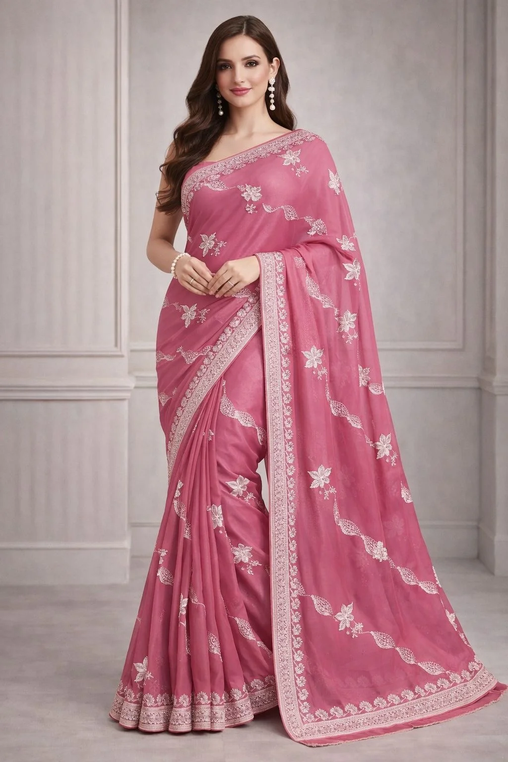 Net Saree
