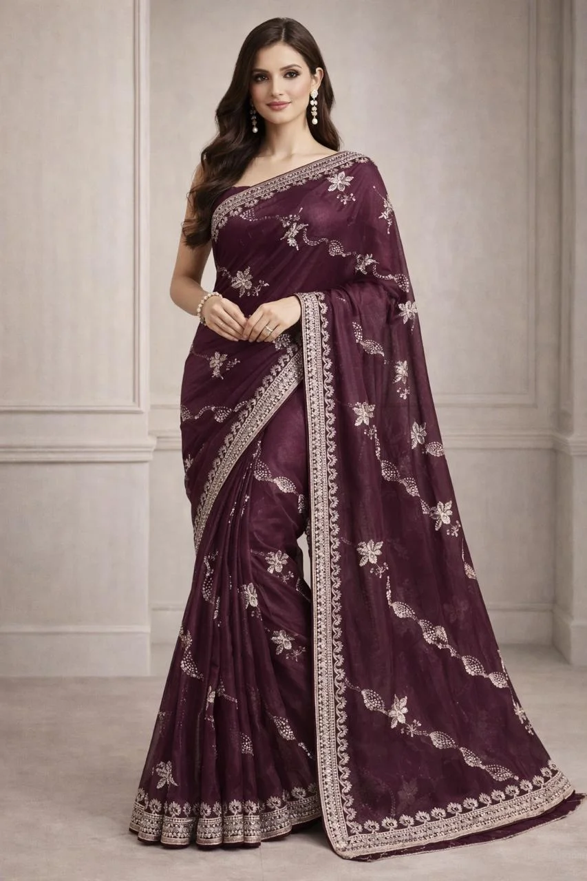 Net Saree