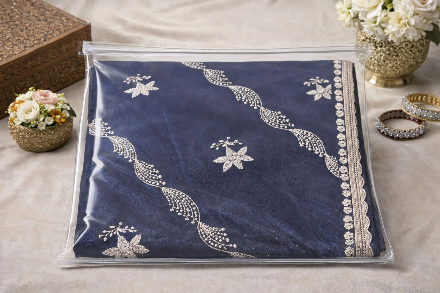 Net Saree Image 2