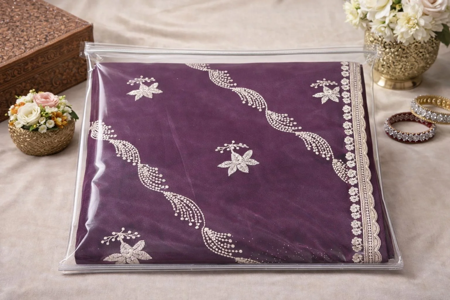 Net Saree Image 2