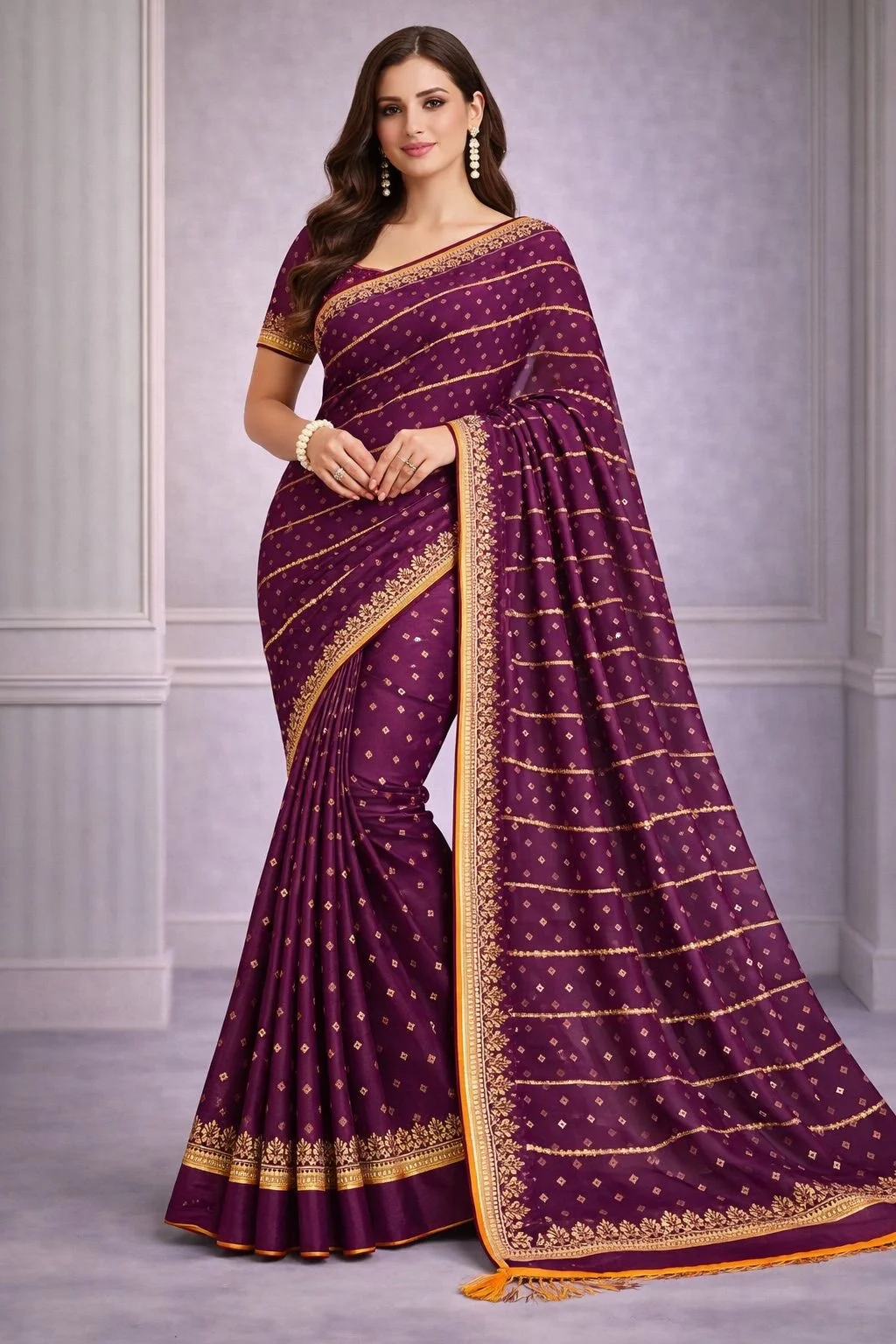 Bandej Saree - Sarees | Laadosa Creations